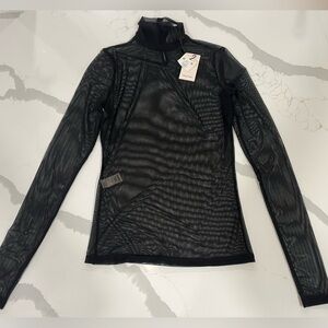 NWT Cinq a Sept Sheer Longsleeve